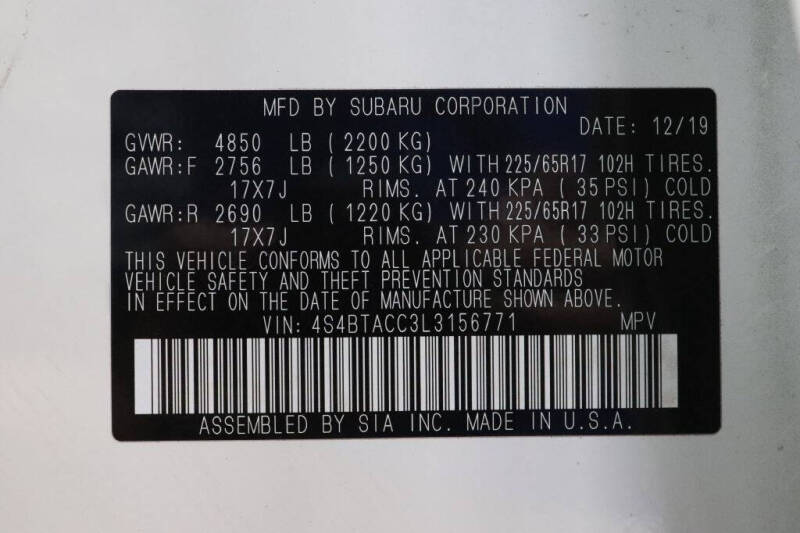 2020 Subaru Outback Premium