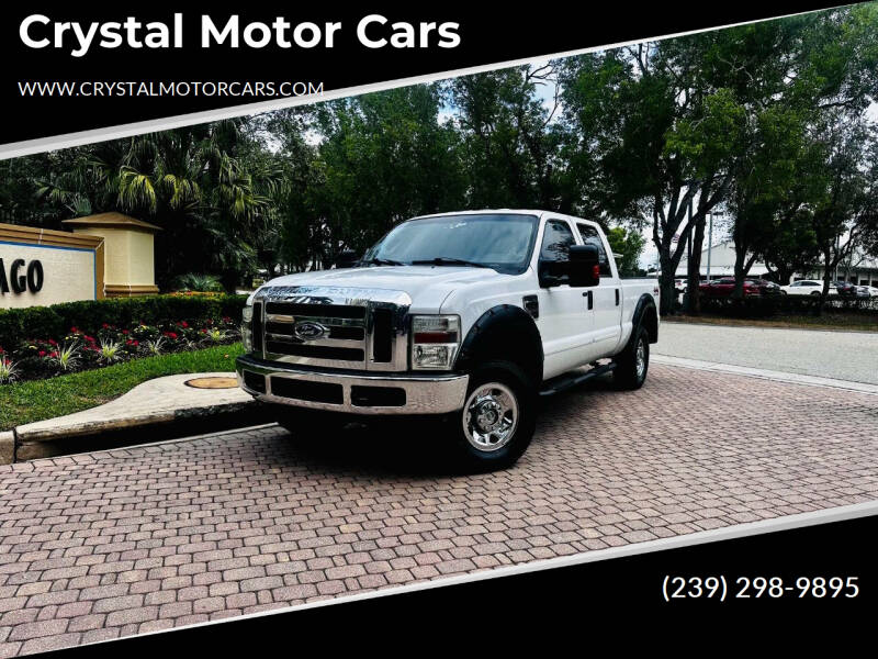 2008 Ford F-250 Super Duty for sale at Crystal Motor Cars in Fort Myers FL
