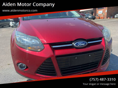2013 Ford Focus for sale at Aiden Motor Company in Portsmouth VA