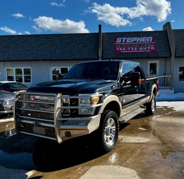 2012 Ford F-250 Super Duty for sale at Stephen Motor Sales LLC in Caldwell OH