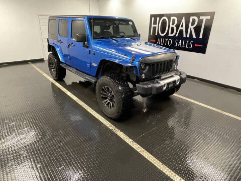 2014 Jeep Wrangler Unlimited for sale at Hobart Auto Sales in Hobart IN