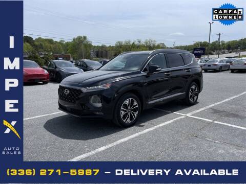 2019 Hyundai Santa Fe for sale at Impex Auto Sales in Greensboro NC