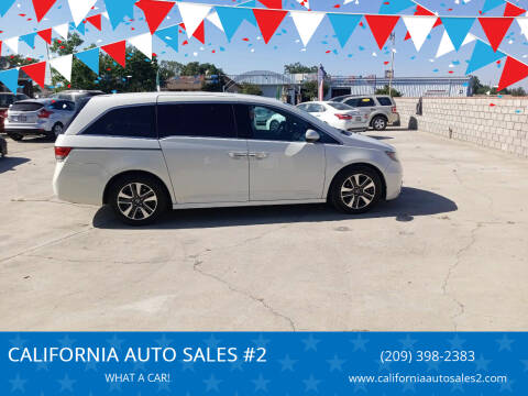 2015 Honda Odyssey for sale at CALIFORNIA AUTO SALES #2 in Livingston CA