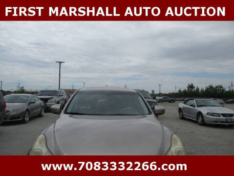 2008 Infiniti EX35 for sale at First Marshall Auto Auction in Harvey IL