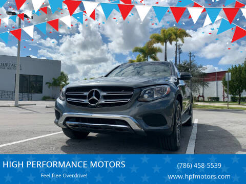 2017 Mercedes-Benz GLC for sale at HIGH PERFORMANCE MOTORS in Hollywood FL