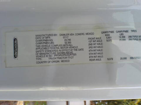 2011 Freightliner Cascadia