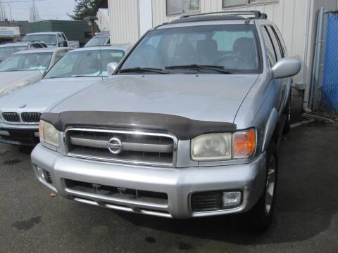 2002 Nissan Pathfinder for sale at All About Cars in Marysville WA