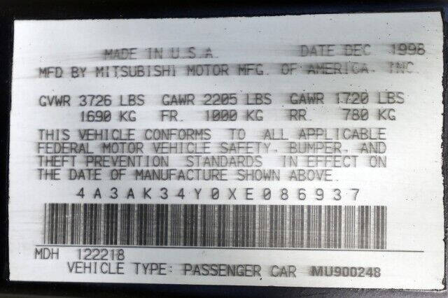 1999 Mitsubishi Eclipse RS