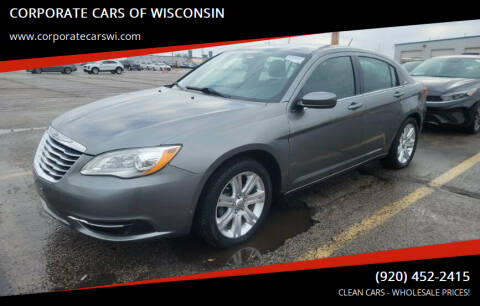 2013 Chrysler 200 for sale at CORPORATE CARS OF WISCONSIN - DAVES AUTO SALES OF SHEBOYGAN in Sheboygan WI