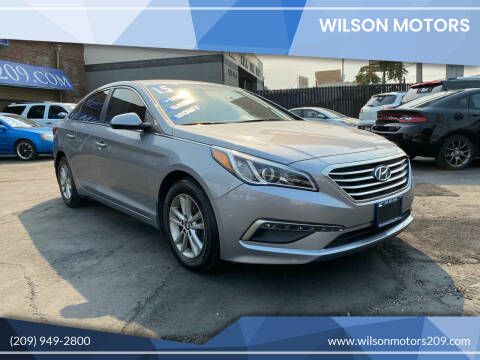 2015 Hyundai Sonata for sale at WILSON MOTORS in Stockton CA