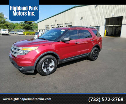 2013 Ford Explorer for sale at Highland Park Motors Inc. in Highland Park NJ