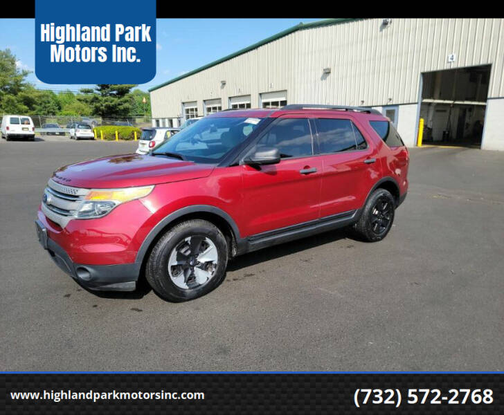 2013 Ford Explorer for sale at Highland Park Motors Inc. in Highland Park NJ