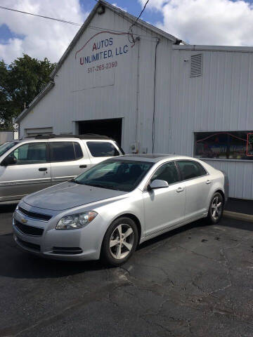 2011 Chevrolet Malibu for sale at Autos Unlimited, LLC in Adrian MI