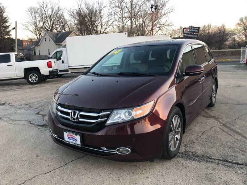 2014 Honda Odyssey for sale at Bibian Brothers Auto Sales & Service in Joliet IL