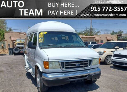 2006 Ford E-350 for sale at AUTO TEAM in El Paso TX