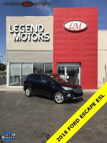 2018 Ford Escape for sale at Legend Motors of Detroit - Legend Motors of Ferndale in Ferndale MI