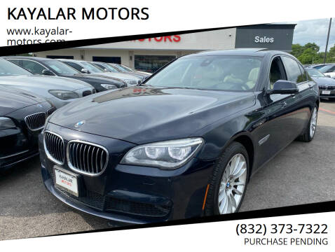 2014 BMW 7 Series for sale at KAYALAR MOTORS in Houston TX