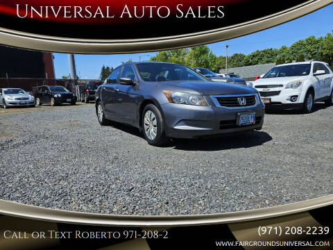 2008 Honda Accord for sale at Universal Auto Sales in Salem OR