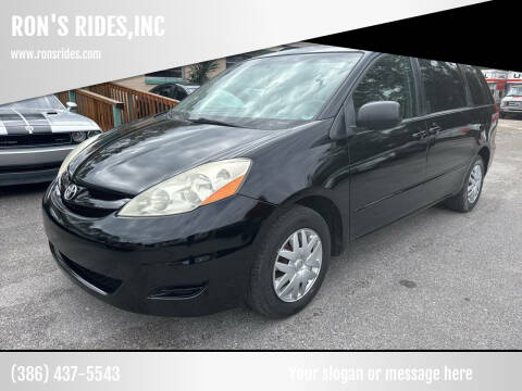 2008 Toyota Sienna for sale at RON'S RIDES,INC in Bunnell FL