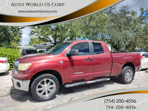 2008 Toyota Tundra for sale at Auto World US Corp in Plantation FL