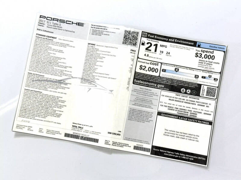 2017 Porsche 911 Turbo S