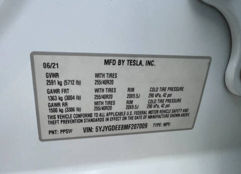 2021 Tesla Model Y Long Range