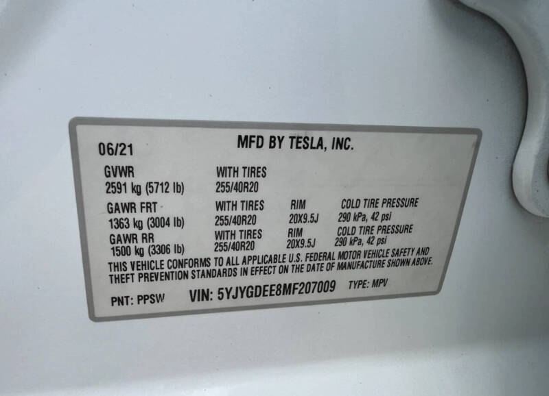 2021 Tesla Model Y Long Range