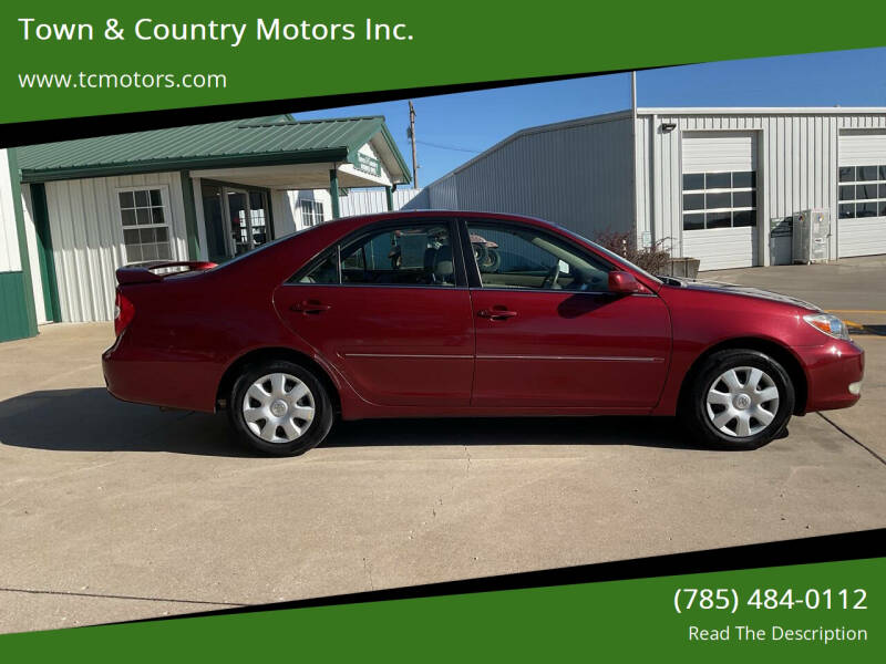 2003 Toyota Camry for sale at Town & Country Motors Inc. in Meriden KS