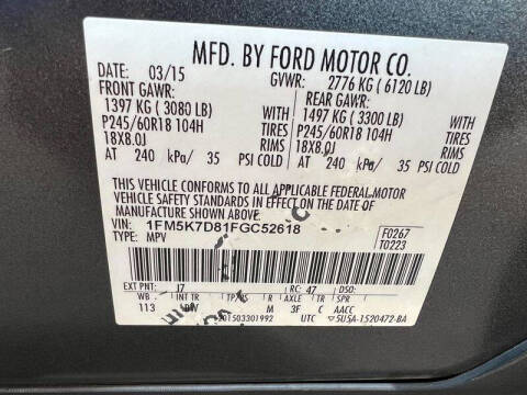 2015 Ford Explorer XLT