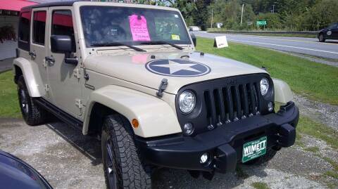2018 Jeep Wrangler JK Unlimited for sale at Wimett Trading Company in Leicester VT