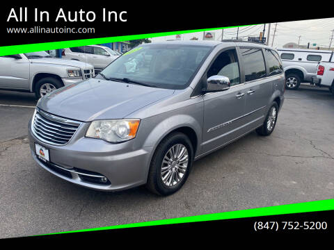 2013 Chrysler Town and Country for sale at All In Auto Inc in Palatine IL