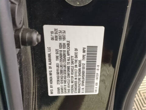 2019 Honda Odyssey EX