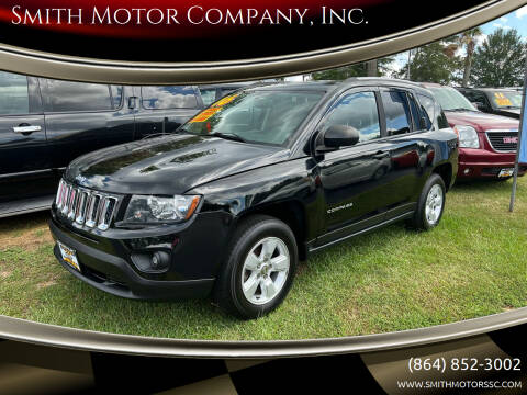 2016 Jeep Compass for sale at Smith Motor Company, Inc. in Mc Cormick SC