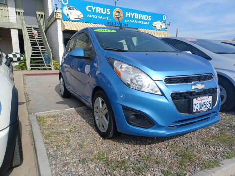 2014 Chevrolet Spark for sale at Cyrus Auto Sales in San Diego CA