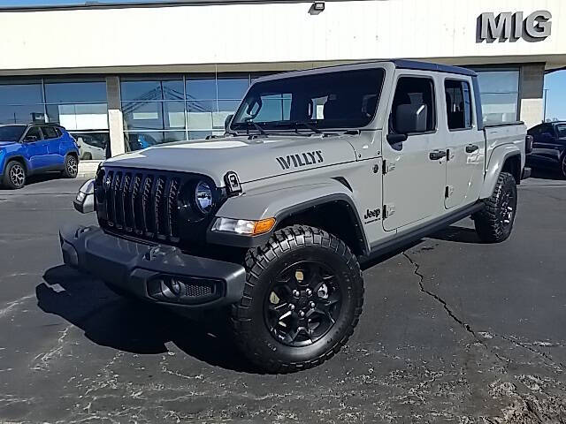 Used 2023 Jeep Gladiator WILLYS with VIN 1C6HJTAG1PL559540 for sale in Bellefontaine, OH