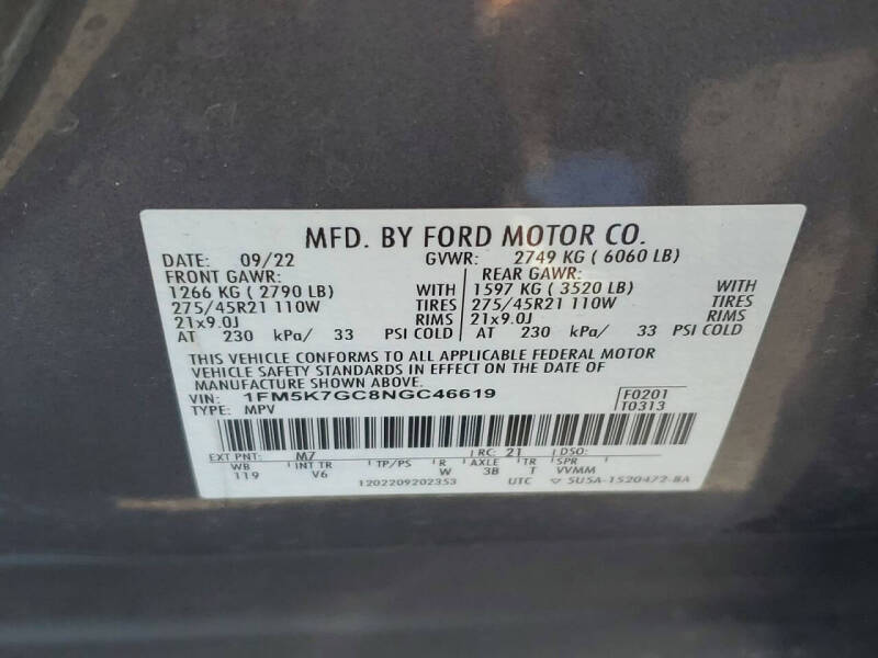 2022 Ford Explorer ST