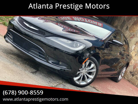 2015 Chrysler 200 for sale at Atlanta Prestige Motors in Decatur GA