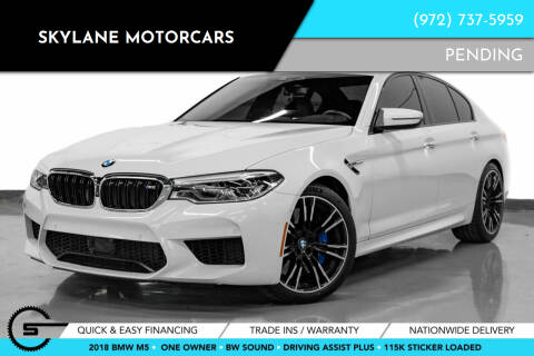 2018 BMW M5 for sale at Skylane Motorcars in Carrollton TX