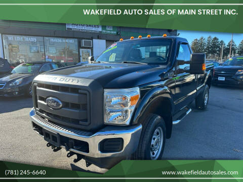 2013 Ford F-250 Super Duty for sale at Wakefield Auto Sales of Main Street Inc. in Wakefield MA