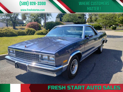 1984 Chevrolet El Camino for sale at FRESH START AUTO SALES in Spokane Valley WA