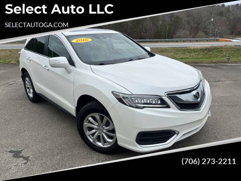 2016 Acura RDX for sale at Select Auto LLC in Ellijay GA