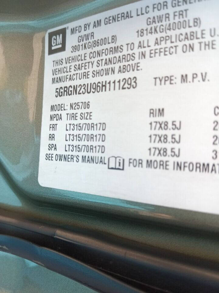 2006 HUMMER H2 SUV / Crossover - $14,950
