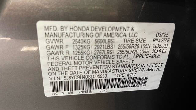 2025 Acura MDX w/Tech