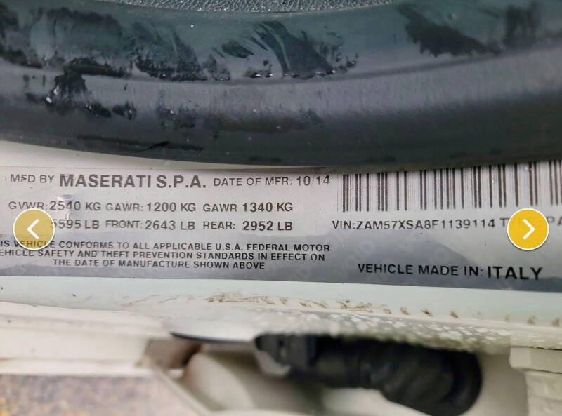 2015 Maserati Ghibli