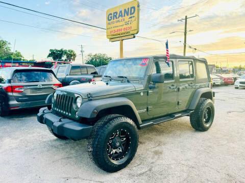 2015 Jeep Wrangler Unlimited for sale at Grand Auto Sales in Tampa FL