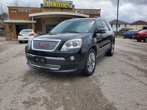 2011 GMC Acadia for sale at A MOTORS SALES AND FINANCE - 10110 West Loop 1604 N in San Antonio TX
