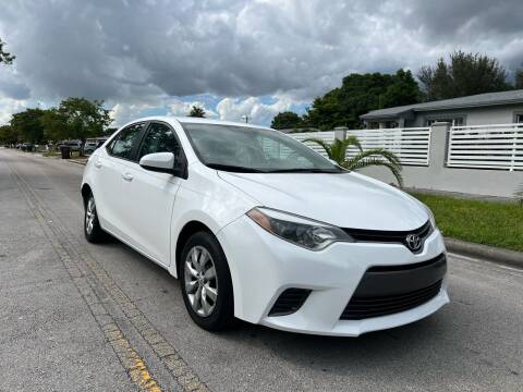 2015 Toyota Corolla for sale at MIAMI FINE CARS & TRUCKS in Hialeah FL