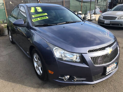 2013 Chevrolet Cruze for sale at CAR GENERATION CENTER, INC. in Los Angeles CA