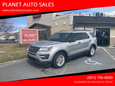 2017 Ford Explorer for sale at PLANET AUTO SALES in Lindon UT