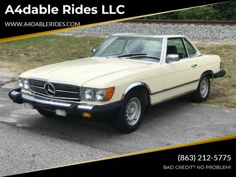 1984 Mercedes-Benz 380-Class for sale at A4dable Rides LLC in Haines City FL